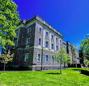 building on university campus